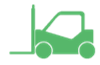 Simplified forklift to represent Advanced Business manager warehousing  industry solutions. Best for small businesses